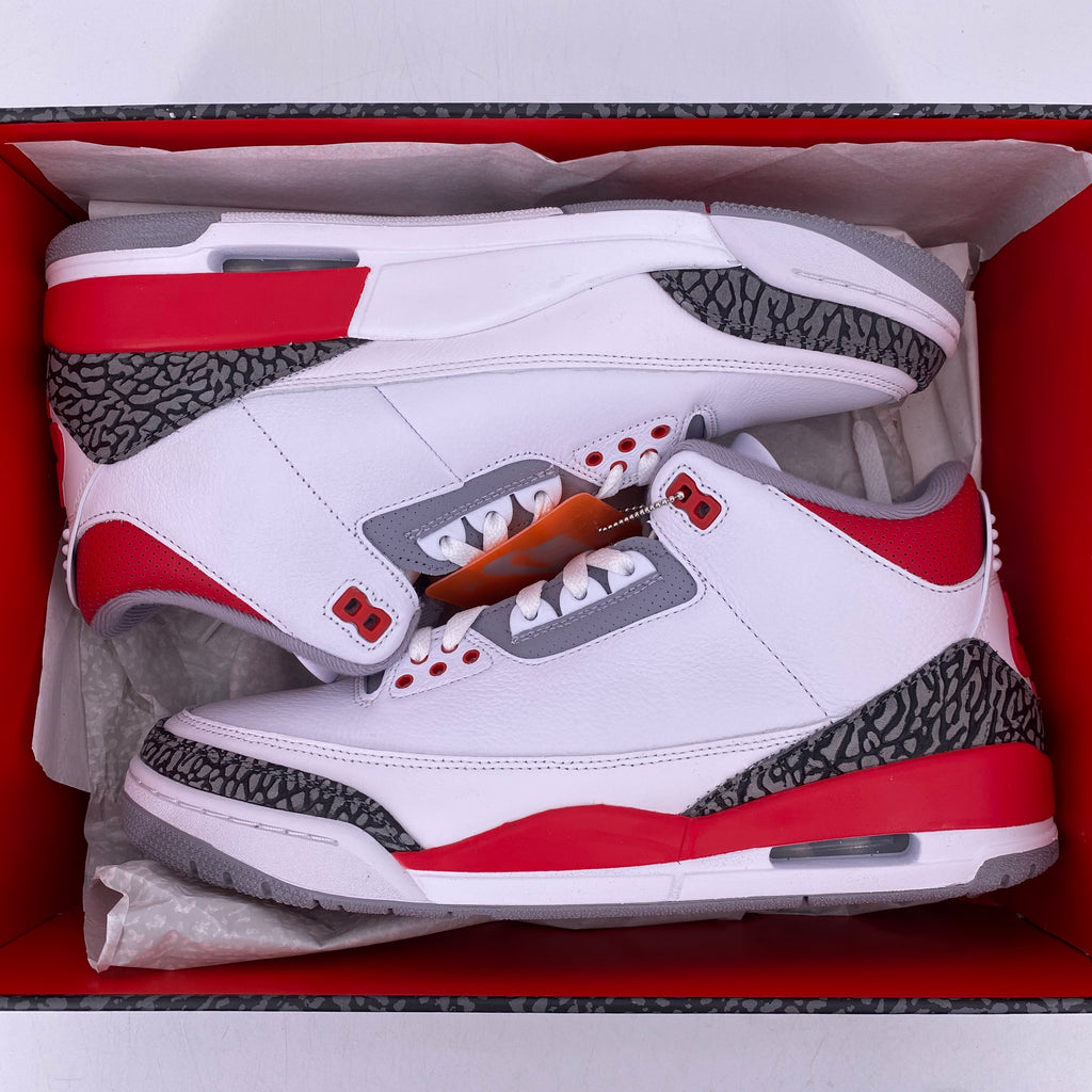 Air Jordan 3 Retro "Fire Red" 2022 New Size 11.5