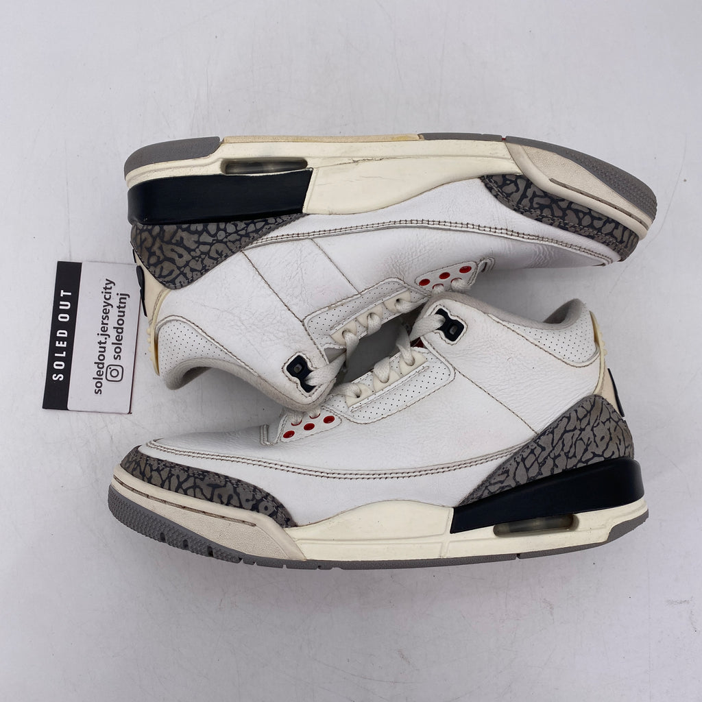 Air Jordan 3 Retro "White Cement Reimagined" 2023 Used Size 7.5