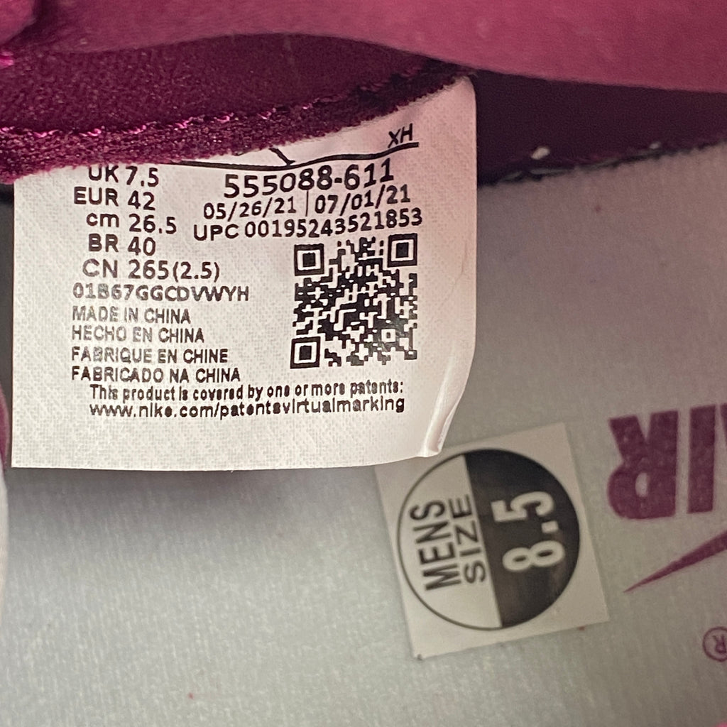 Air Jordan 1 Retro High OG "Bordeaux" 2021 New Size 8.5