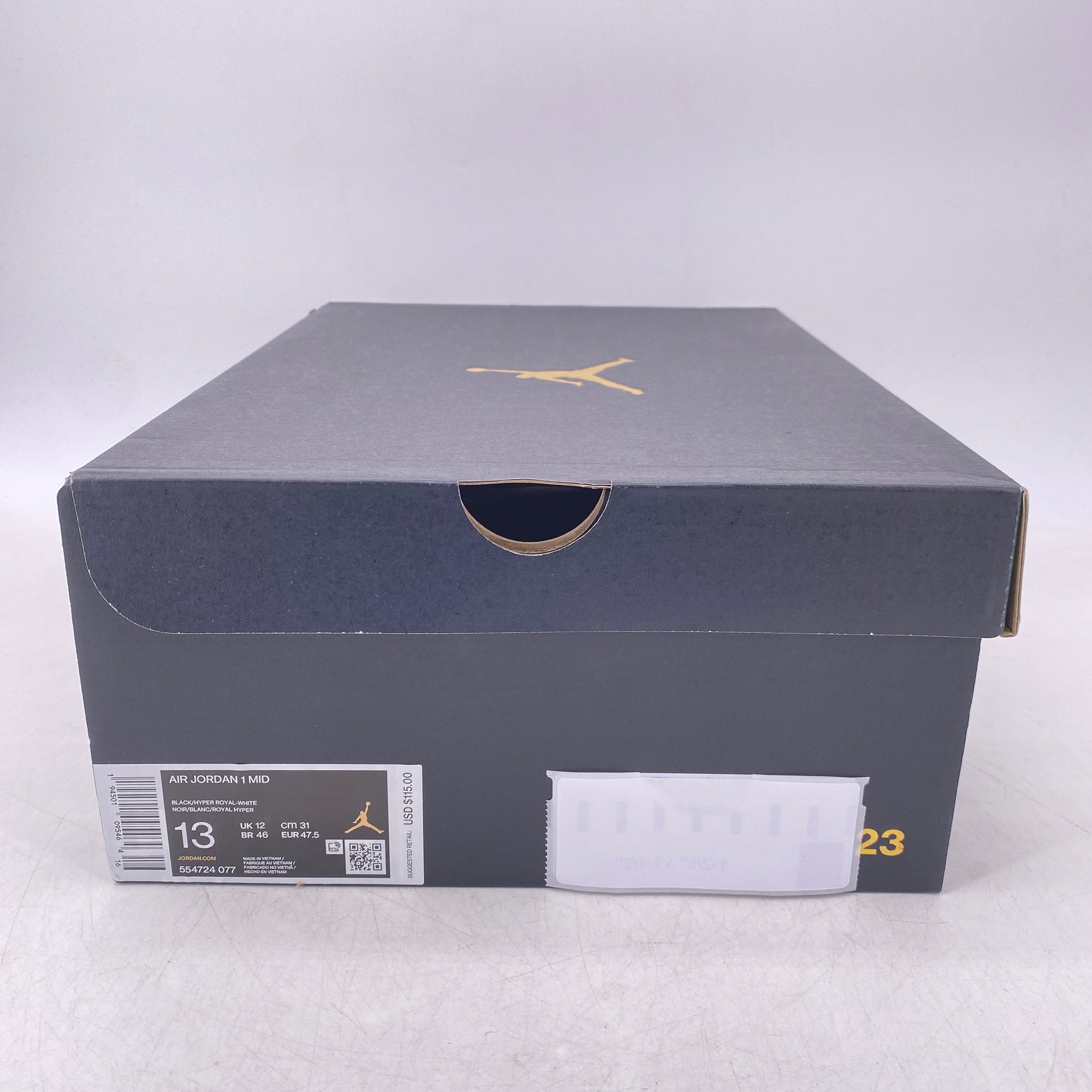 Air Jordan 1 Mid &quot;Hyper Royal&quot; 2020 New Size 13