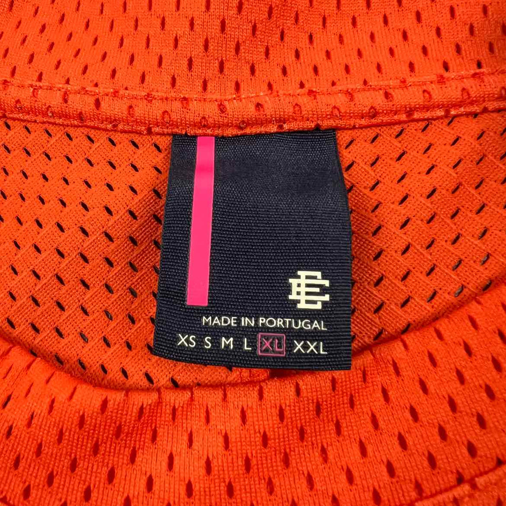Eric Emanuel Jersey "LIGHTNING" Orange Used Size XL