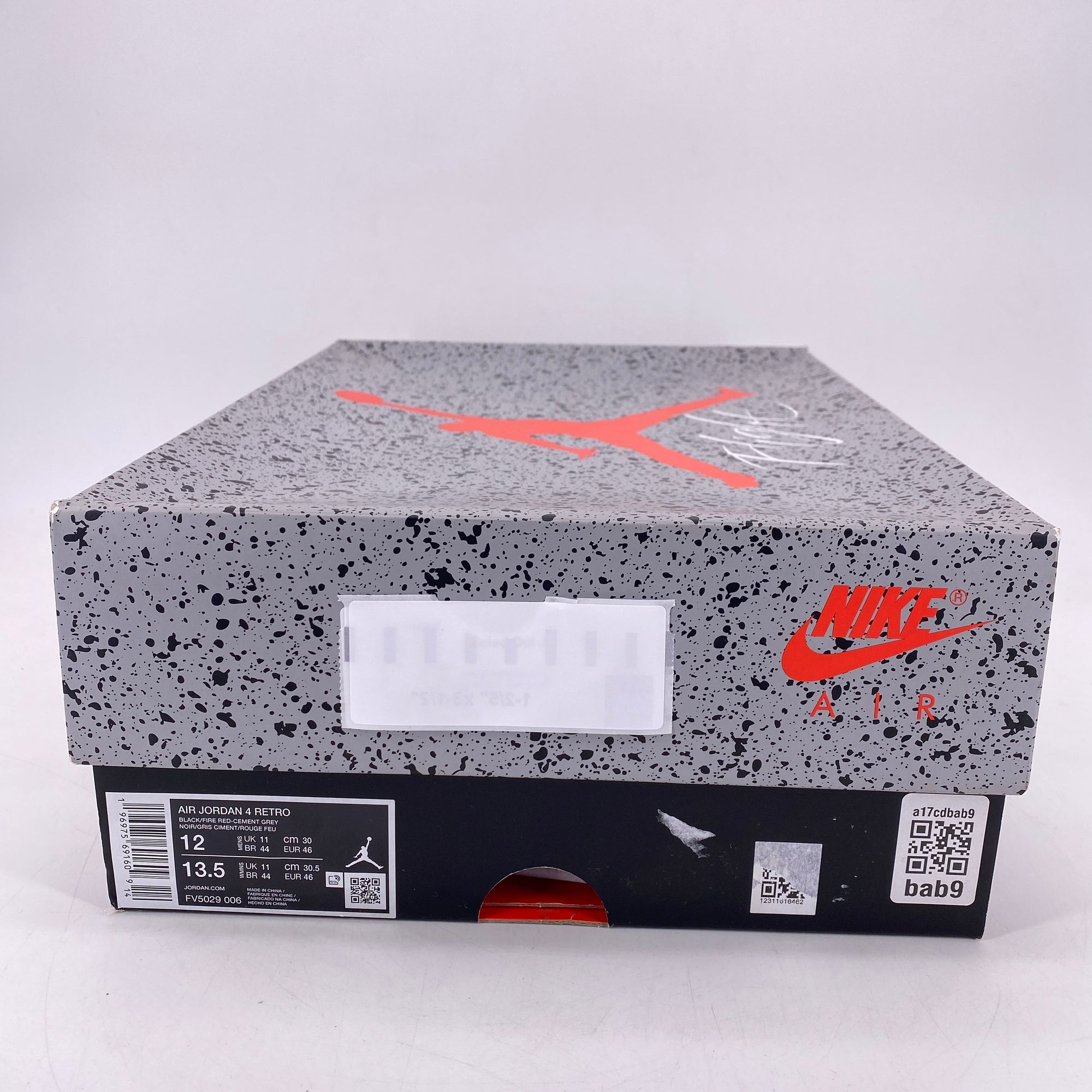 Air Jordan 4 Retro &quot;Bred Reimagined&quot; 2024 Used Size 12