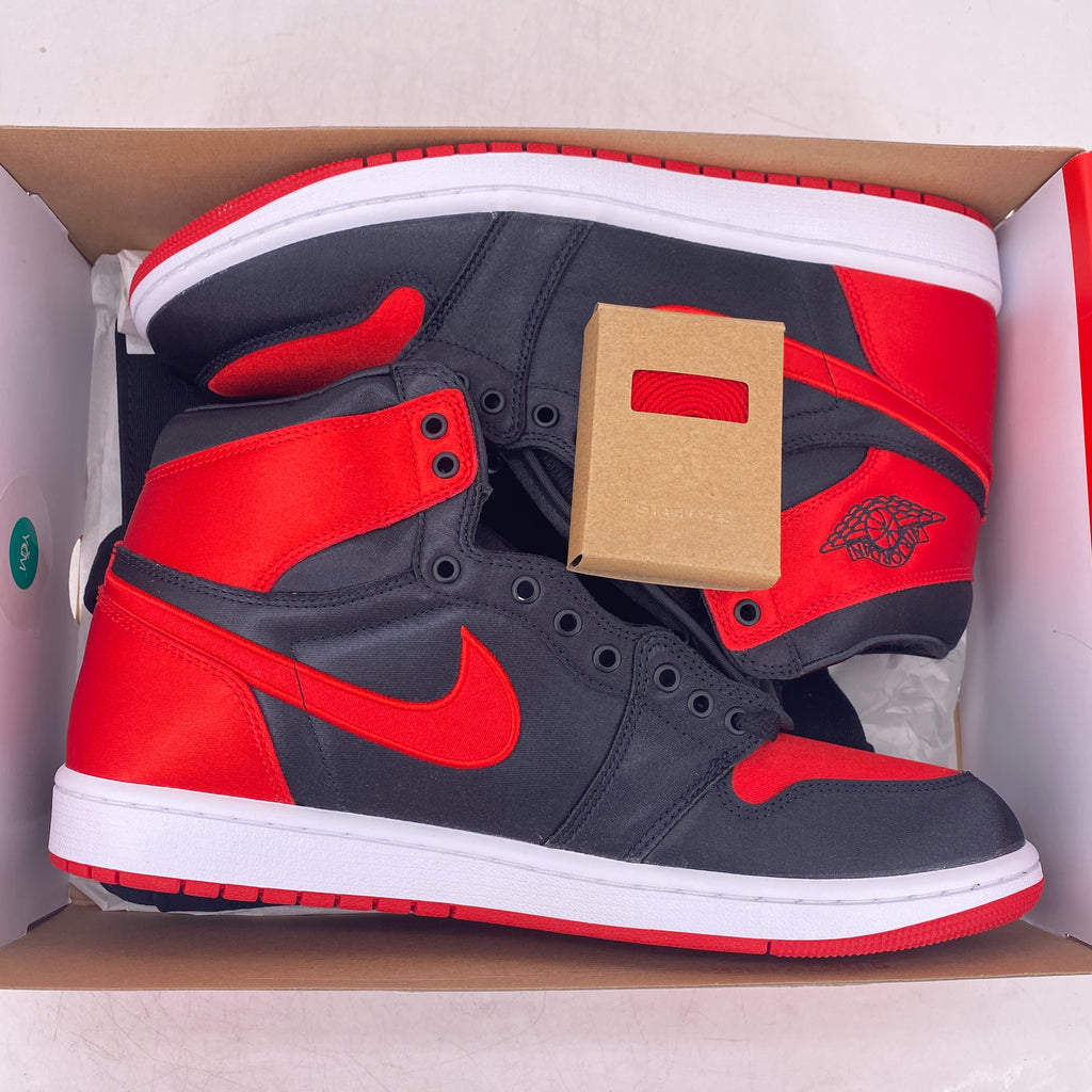 Air Jordan (W) 1 Retro High OG "Satin Bred" 2023 New Size 12W