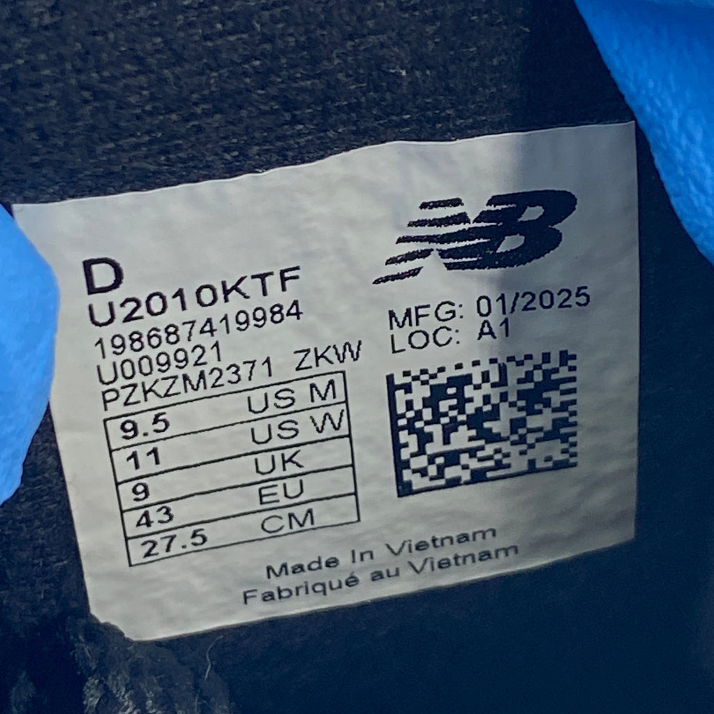 New Balance 2010 "Kith Black" 2025 New Size 9.5