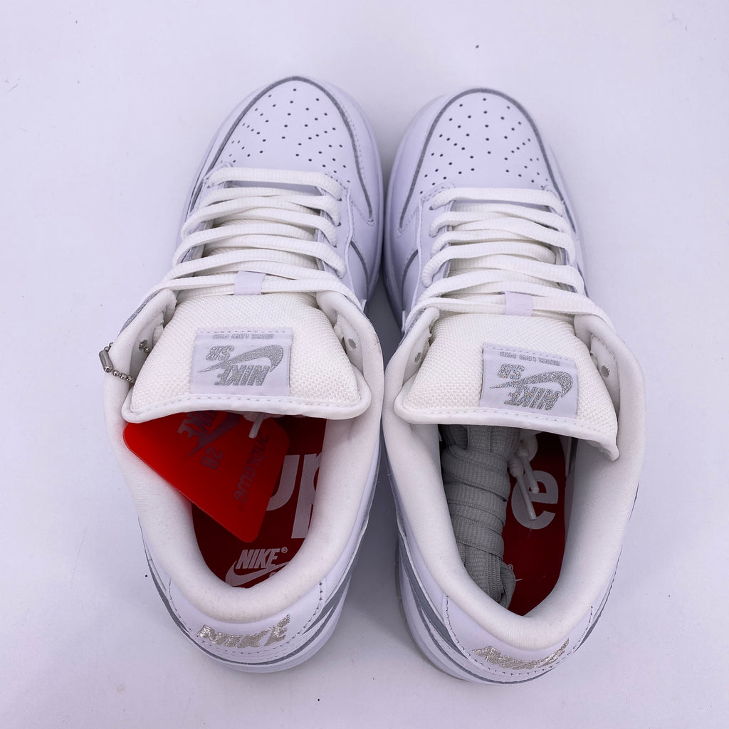 Nike SB Dunk Low "Supreme 94 White" 2025 New Size 9.5