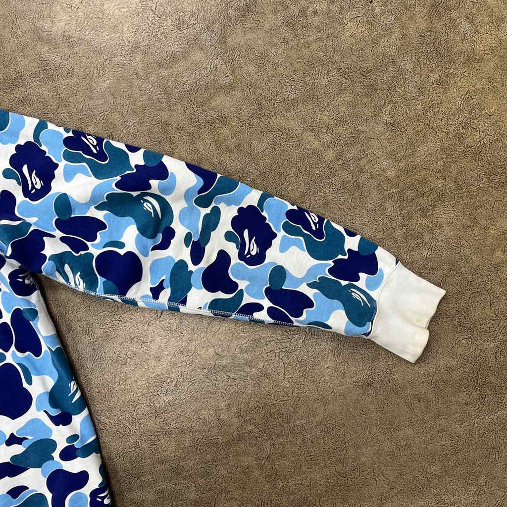 Bape Hoodie "ABC CAMO BLUE" Blue Used Size XL