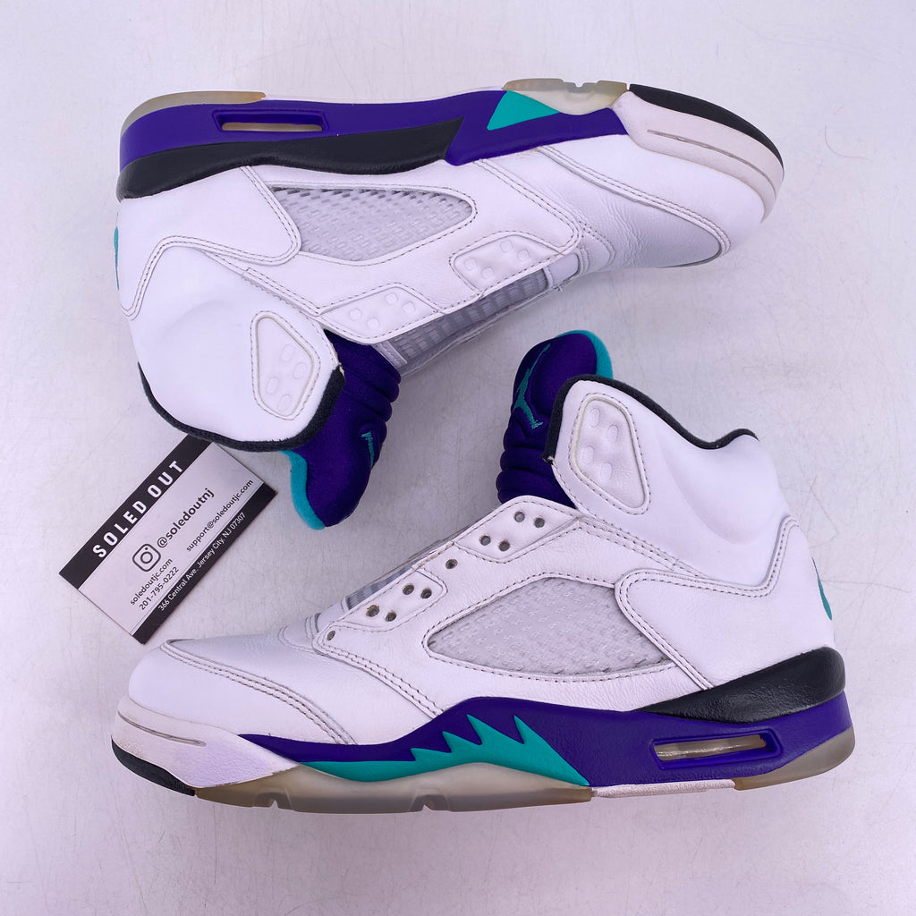 Air Jordan 5 Retro "Grape Fresh Prince" 2018 Used Size 8