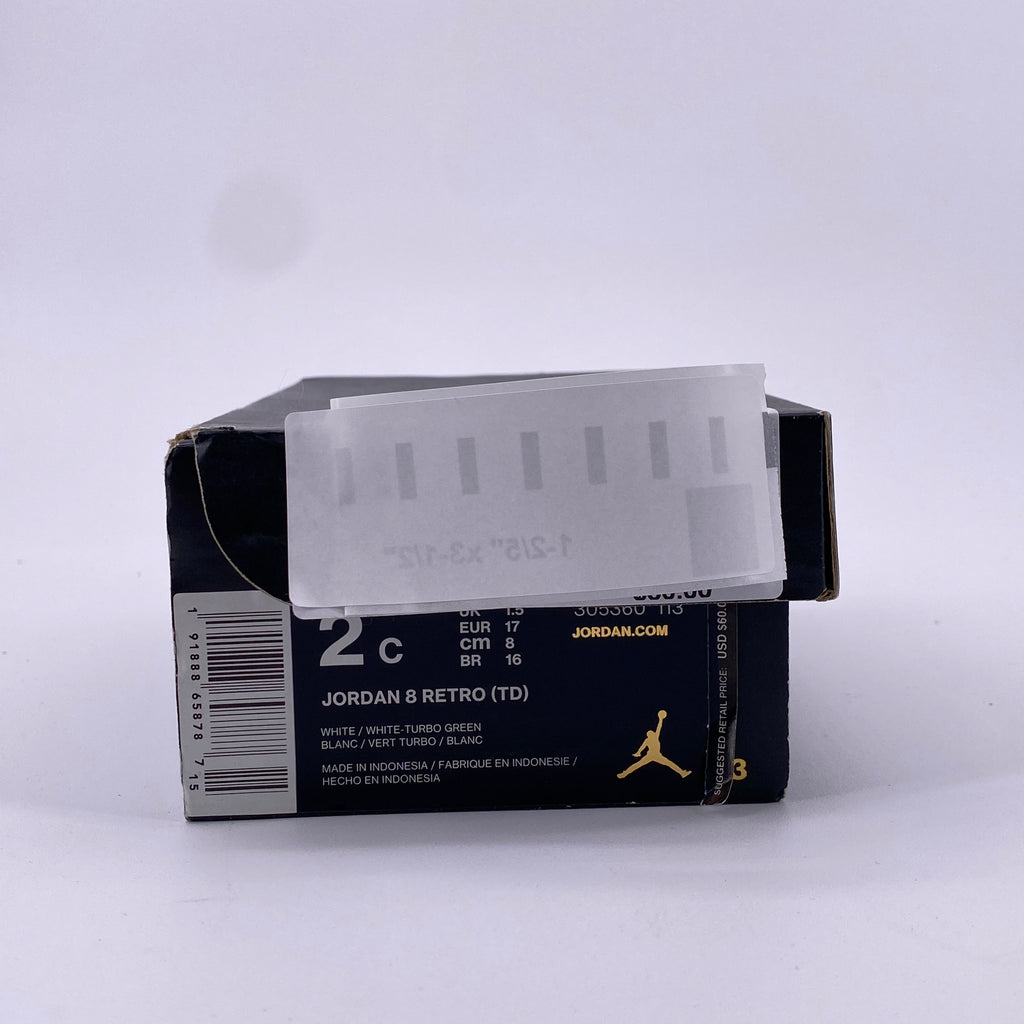 Air Jordan (TD) 8 Retro "South Beach" 2018 New Size 2c