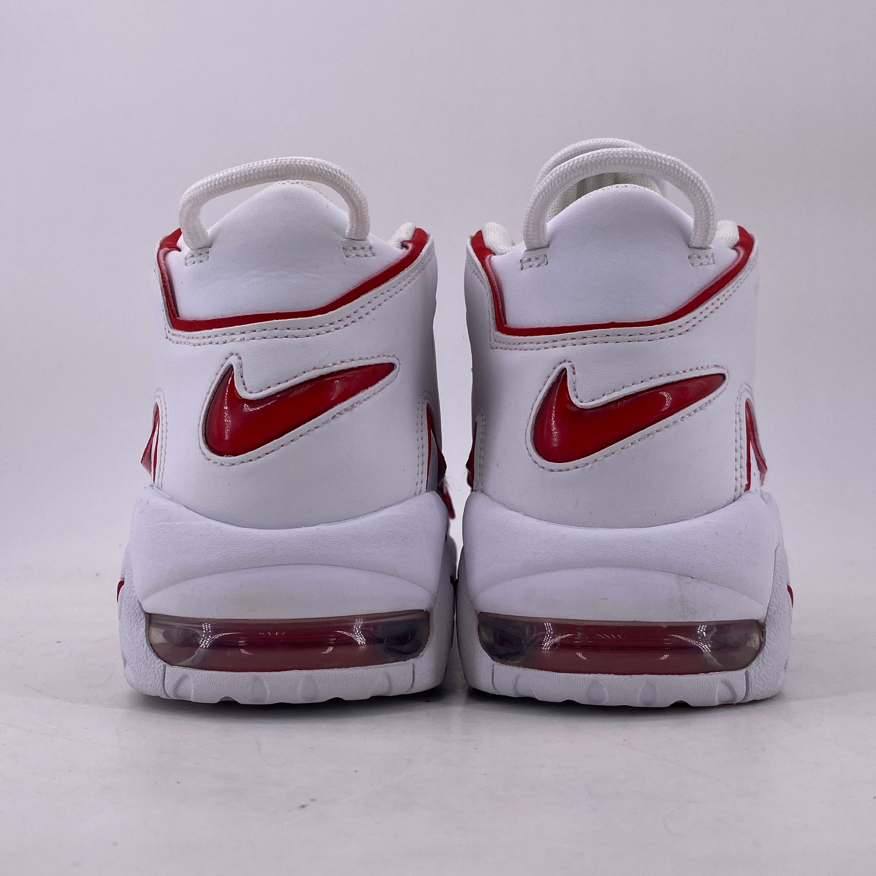 Nike Air More Uptempo &quot;White Varsity Red&quot; 2021 New Size 10.5
