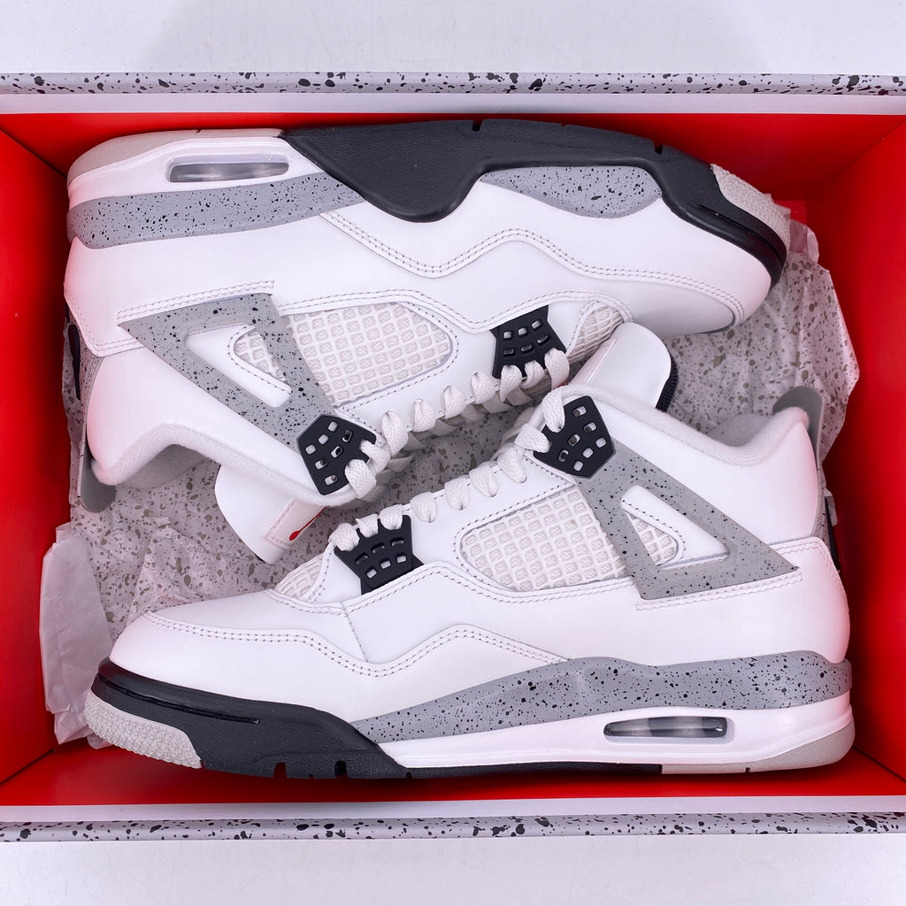 Air Jordan 4 Retro "White Cement" 2025 Used Size 8.5