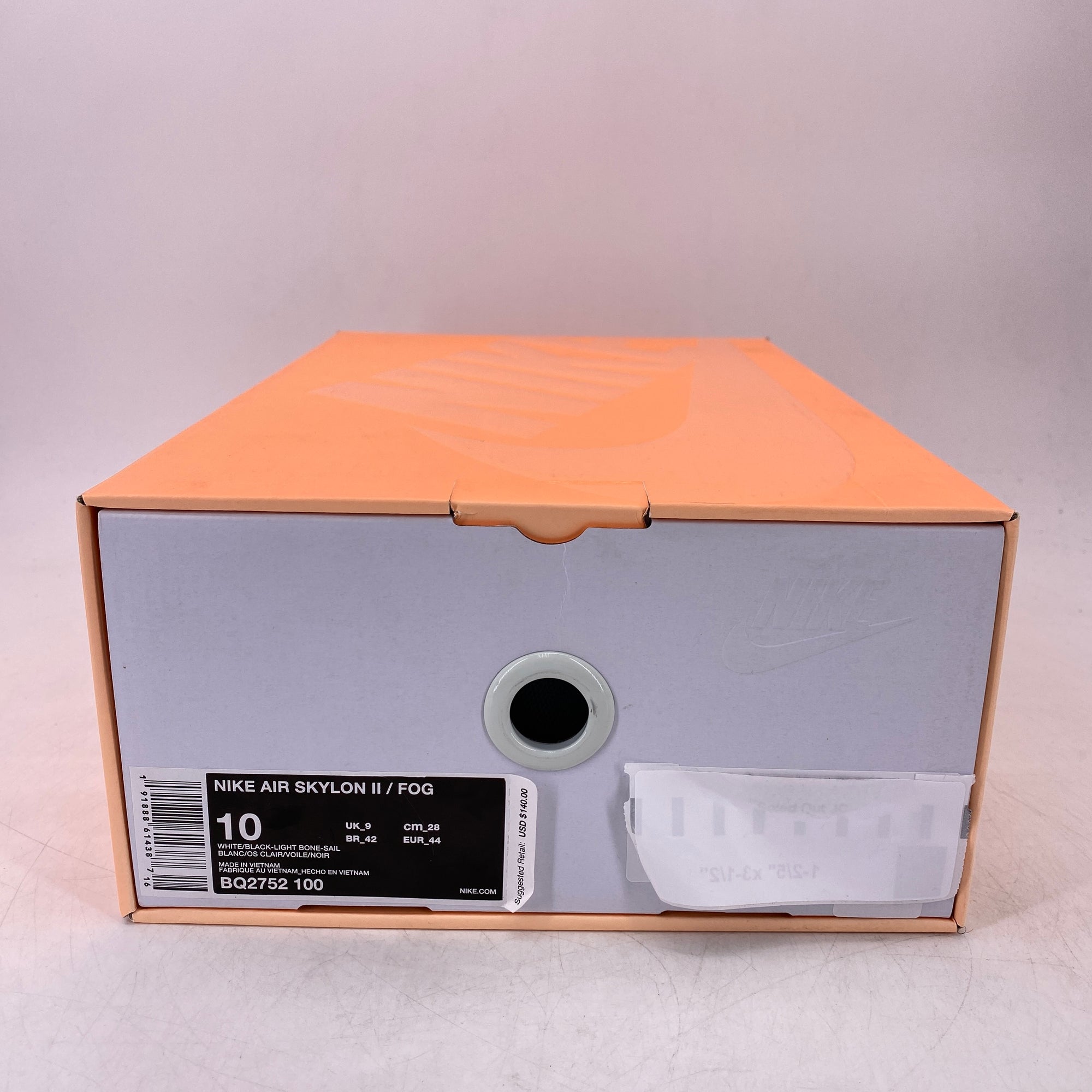 Nike Air Skylon II / FOG &quot;White&quot; 2018 New Size 10