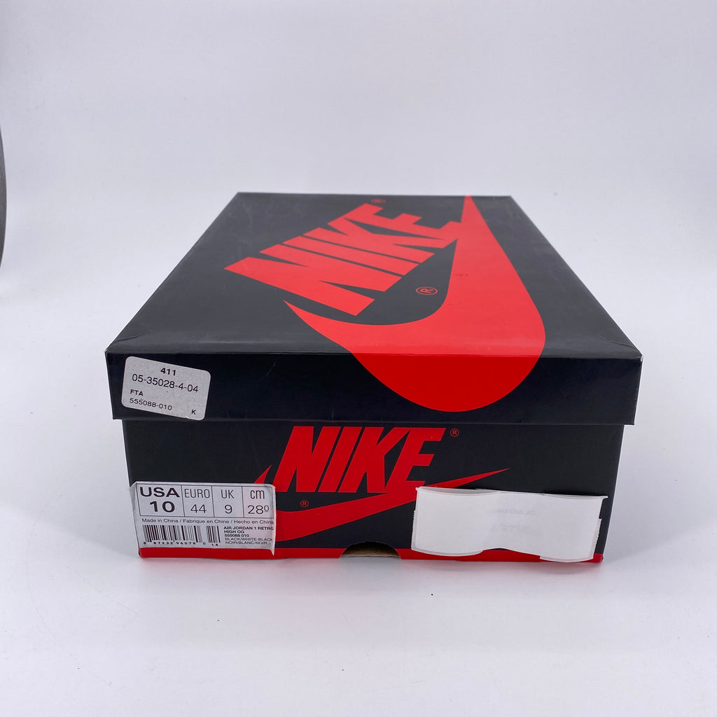 Air Jordan 1 Retro High OG "Black White" 2014 New Size 10