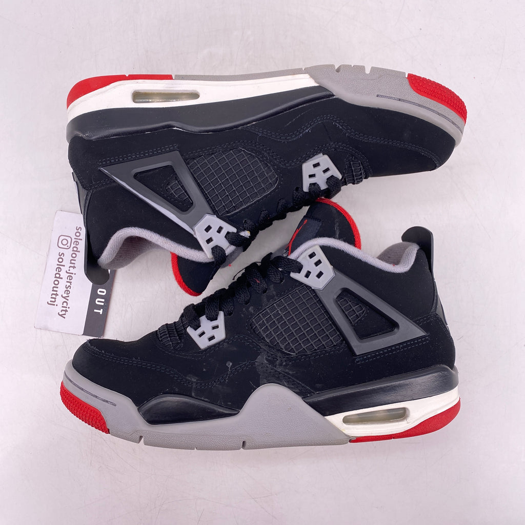 Air Jordan (GS) 4 Retro "Bred" 2019 Used Size 6Y