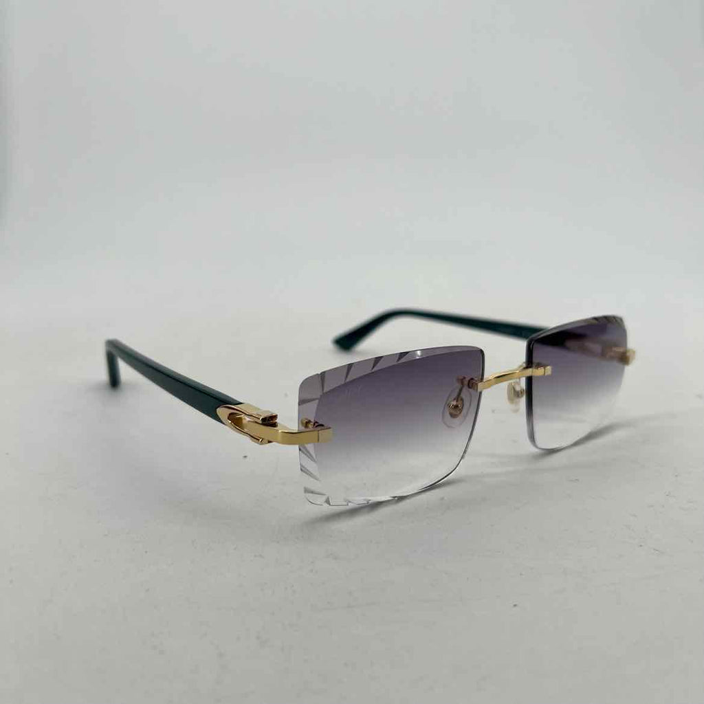 Cartier Sunglasses "RIMLESS" New Green Size OS