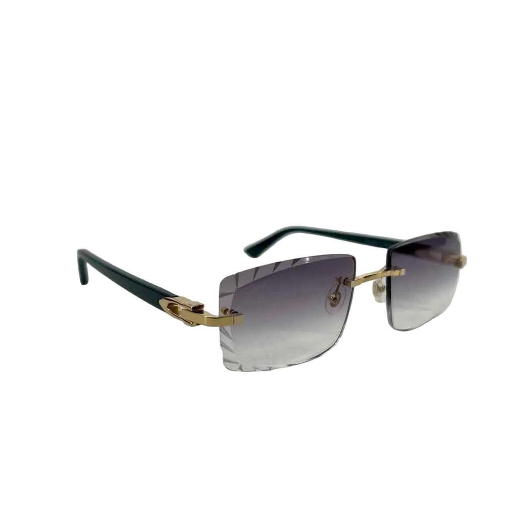 Cartier Sunglasses "RIMLESS" New Green Size OS
