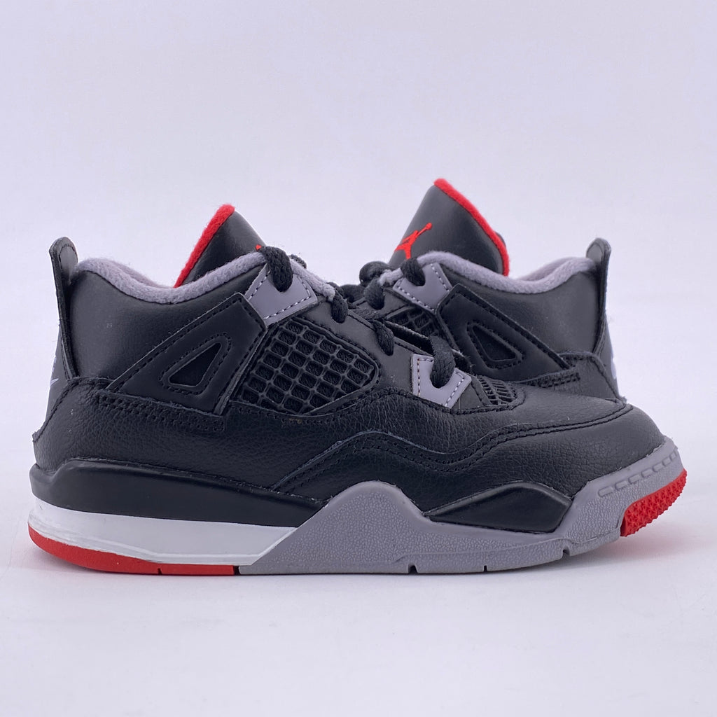 Air Jordan (TD) 4 Retro "Bred" 2024 Used Size 10c