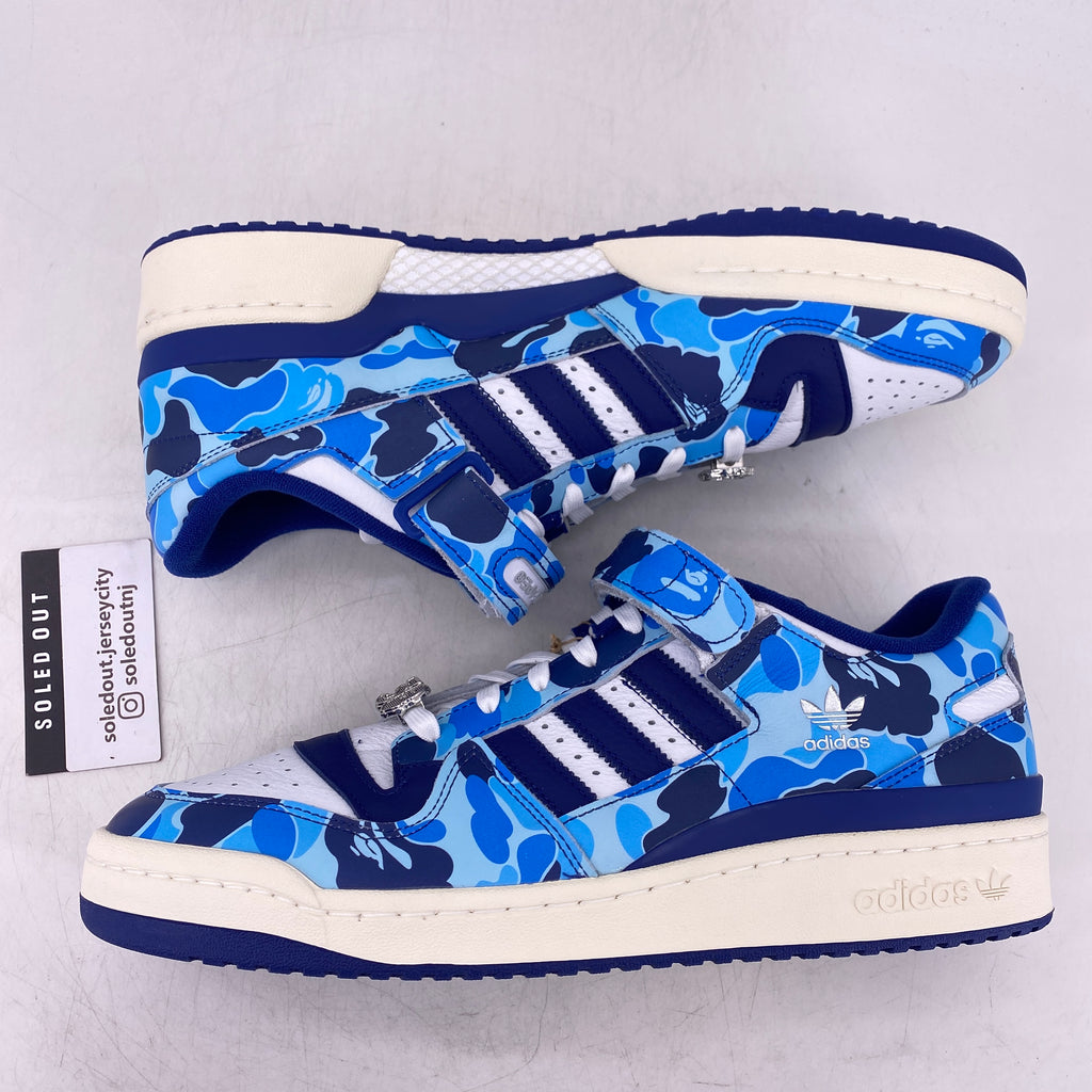 Adidas Forum 84 Low "Bape Blue Camo" 2023 New Size 13