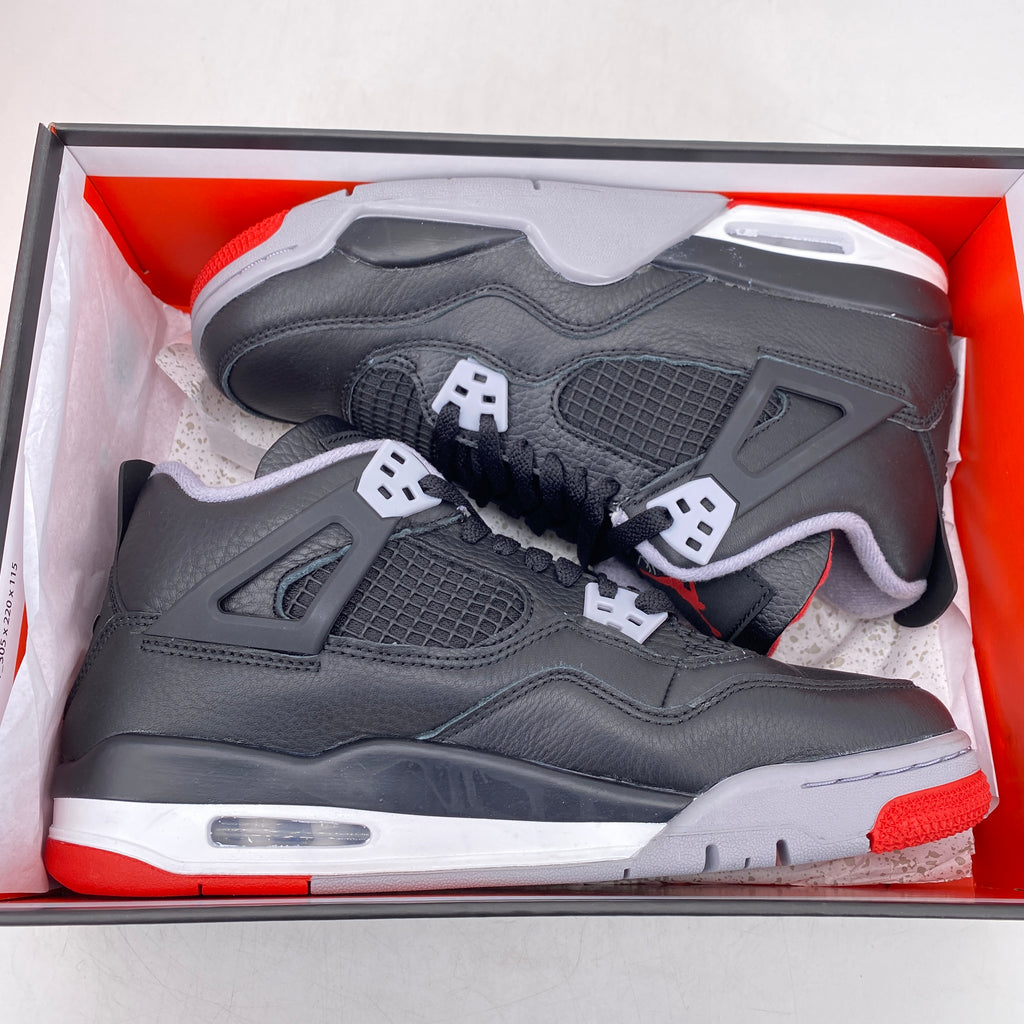 Air Jordan (GS) 4 Retro "Bred Reimagined" 2024 New Size 7Y