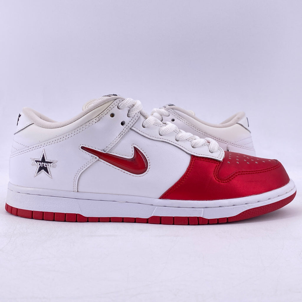Nike SB Dunk Low "Supreme Jewel Red" 2019 Used Size 8.5
