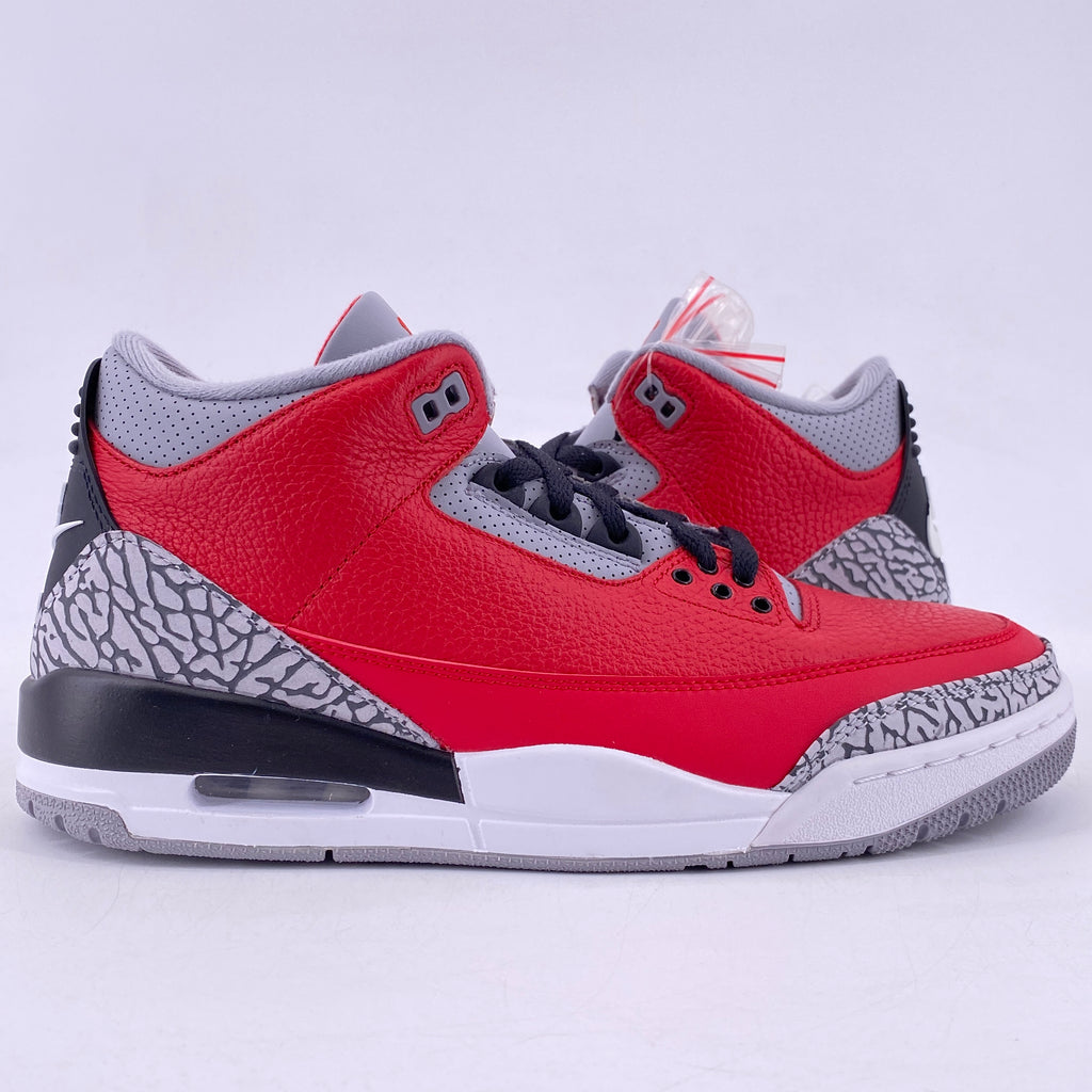 Air Jordan 3 Retro "Unite Fire Red" 2020 New Size 10