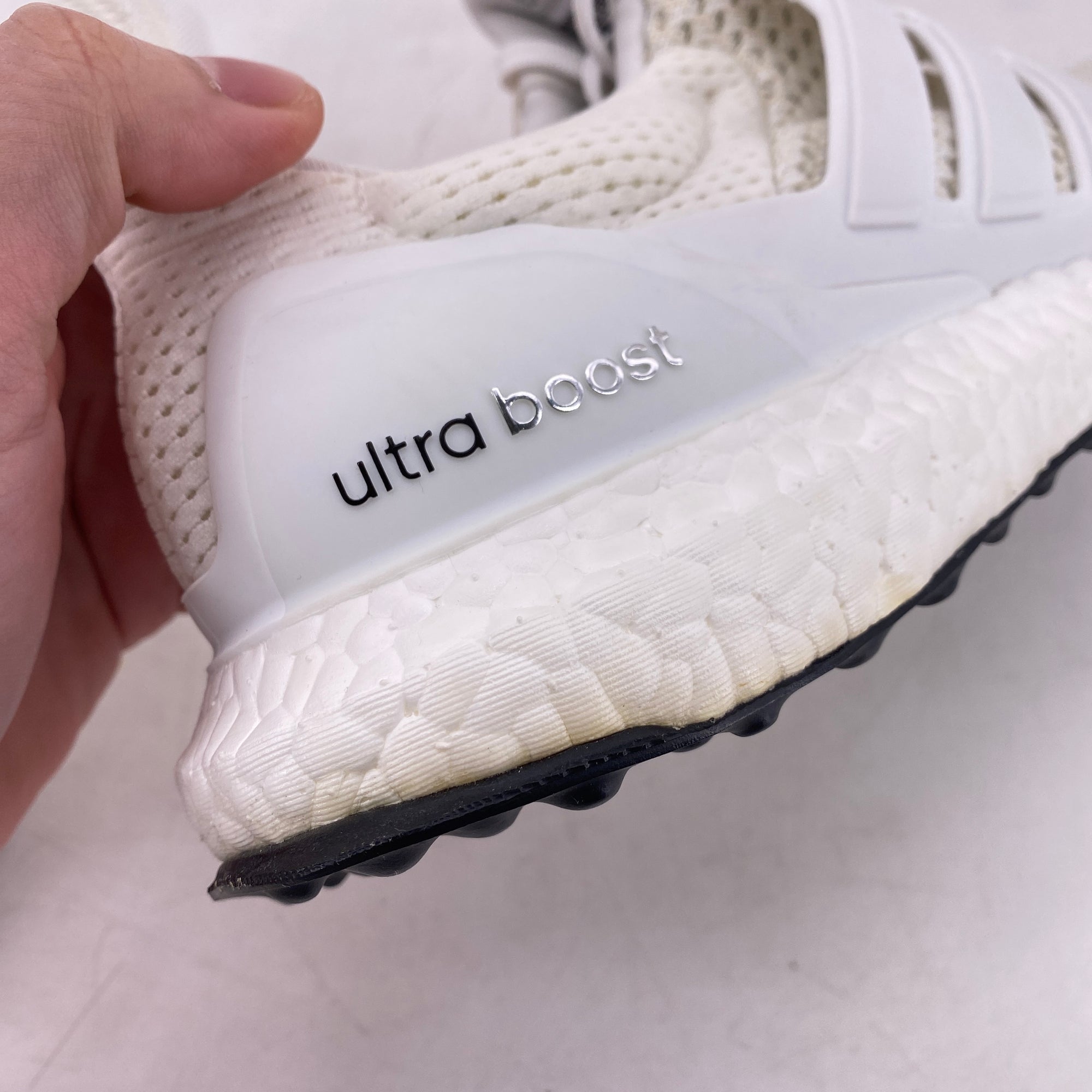 Adidas Ultra Boost 1.0 &quot;Core White&quot; 2015 New Size 10.5