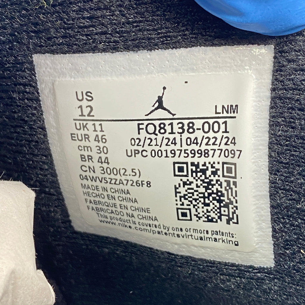 Air Jordan 4 Retro "White Thunder" 2024 New Size 12