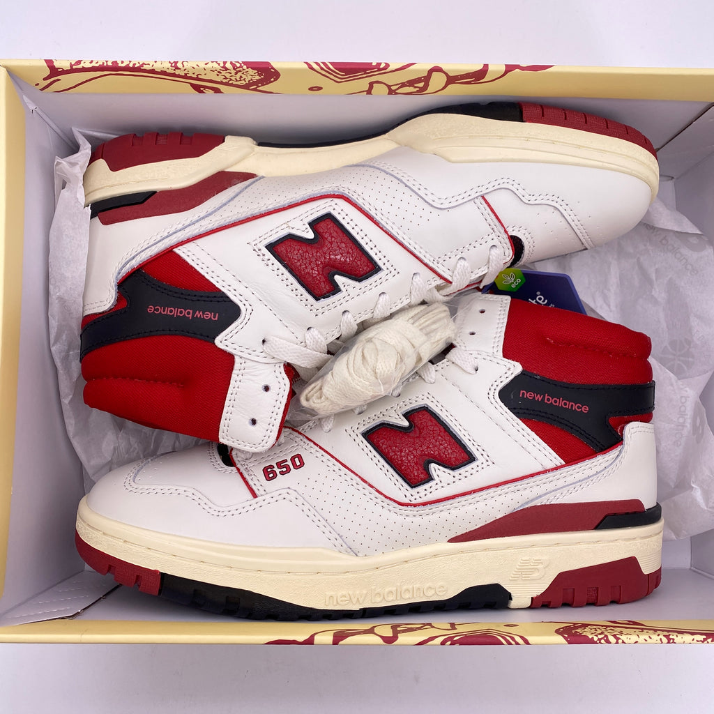New Balance 650 / ALD "White Red" 2022 New Size 9