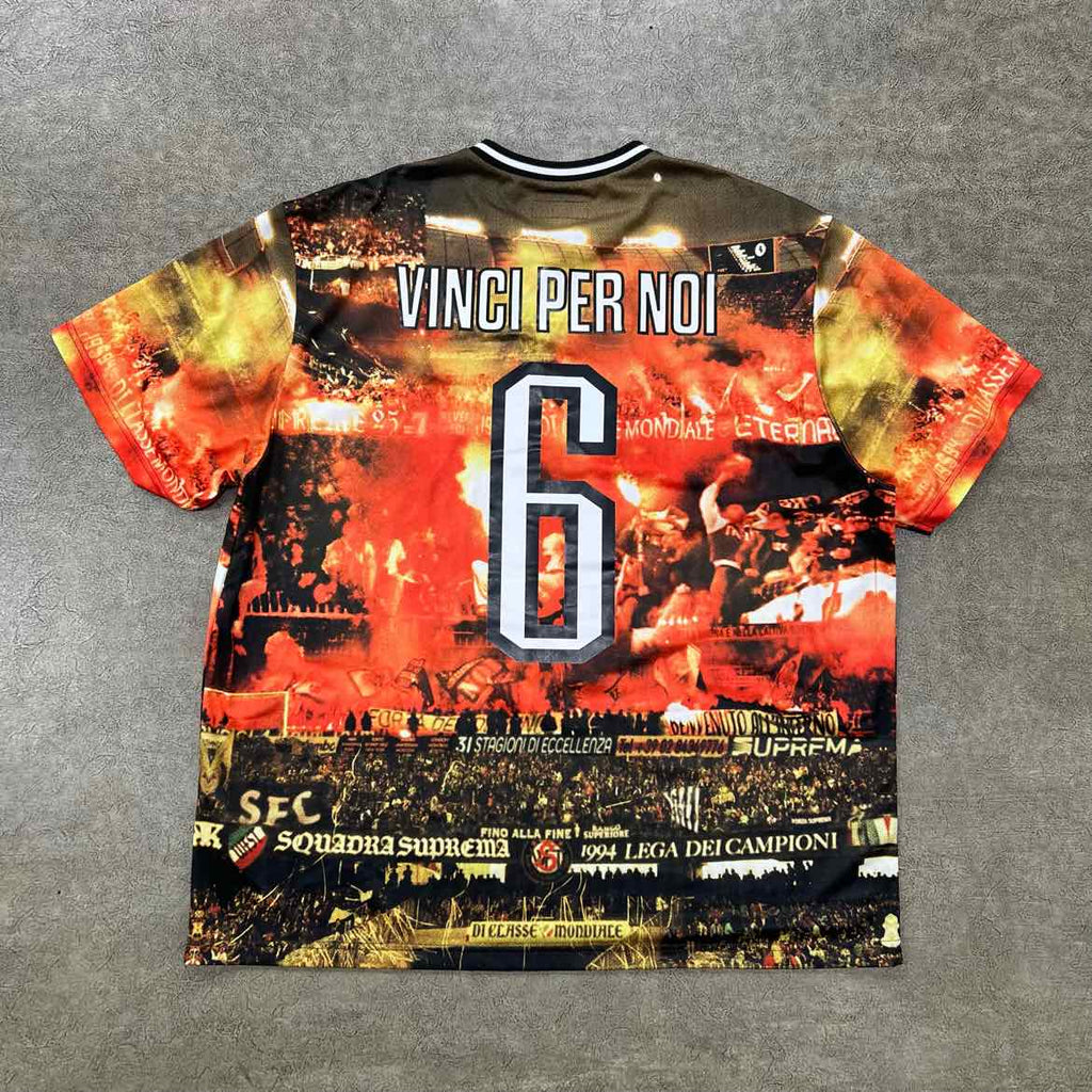 Supreme Jersey "VINCI PER NOI" Red Used Size 2XL