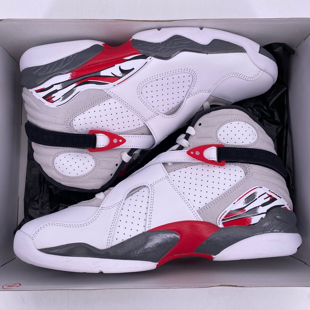 Air Jordan 8 Retro "White True Red" 2025 New Size 10.5