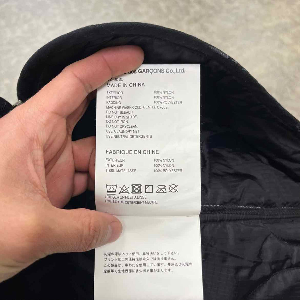 Alpha Industries Vest "CDG" Black Used Size S