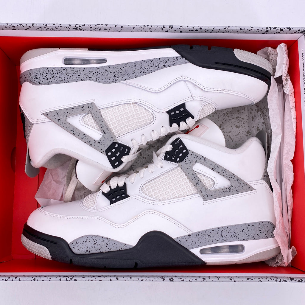 Air Jordan 4 Retro "White Cement" 2025 Used Size 10