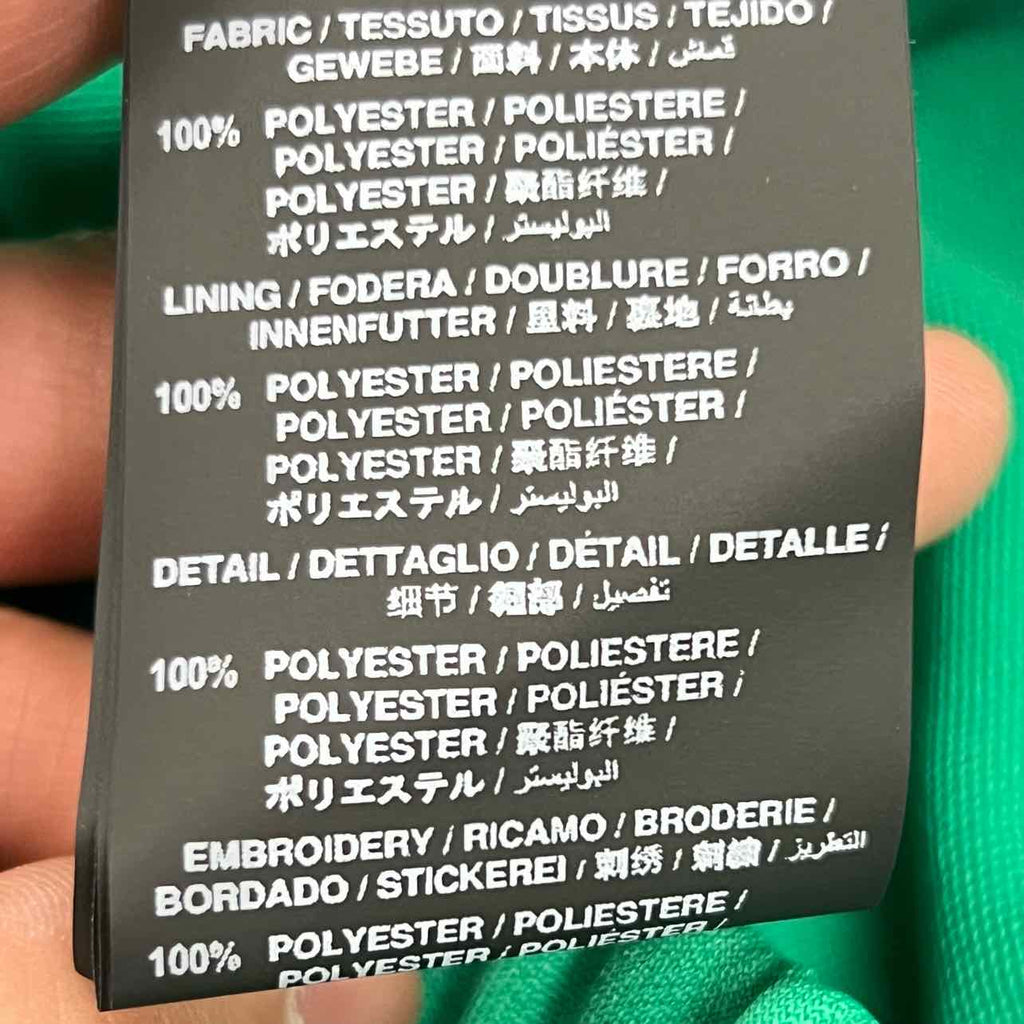 Palm Angels Track Pants "STRIPE" Green New Size XL