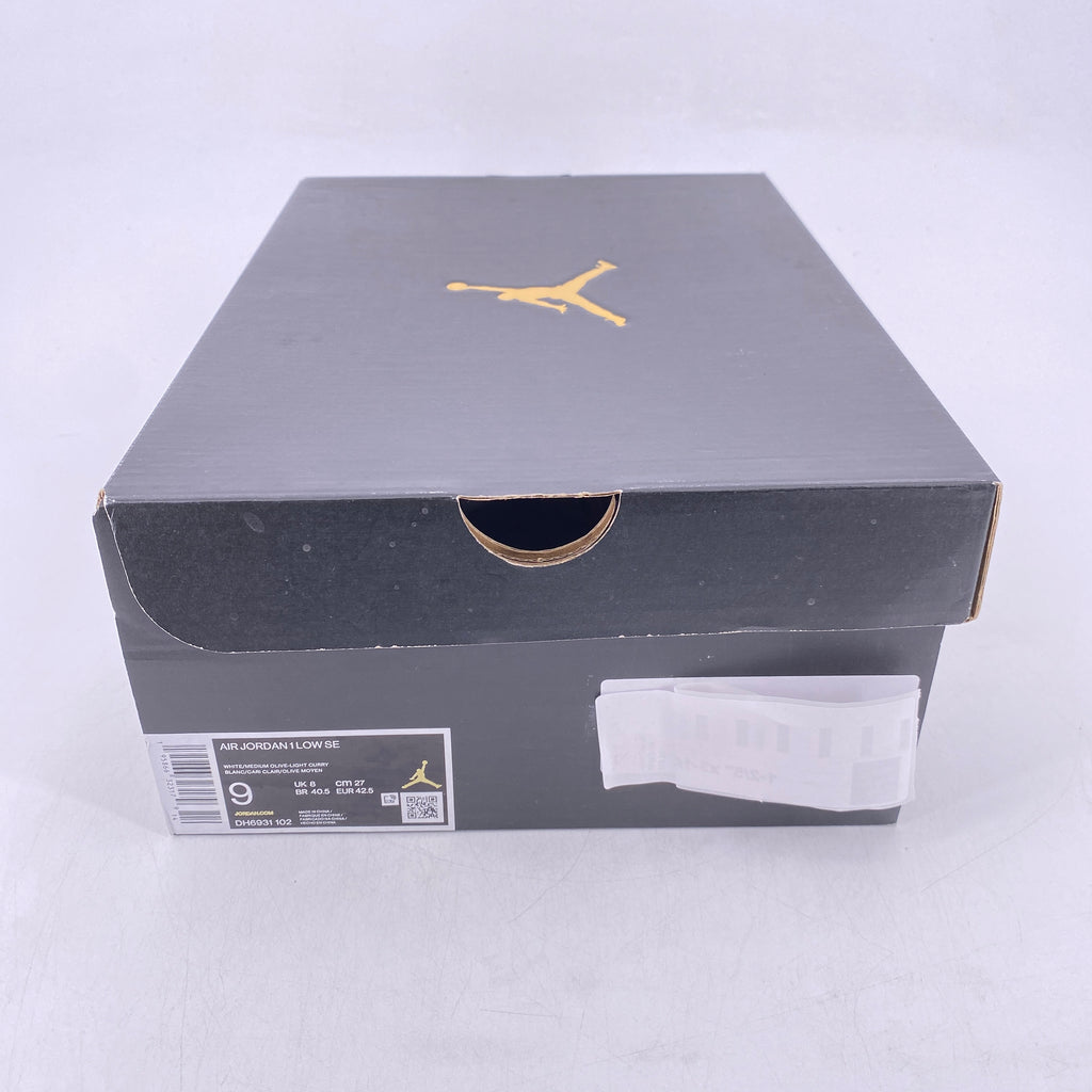Air Jordan 1 Low SE "Light Curry" 2021 Used Size 9
