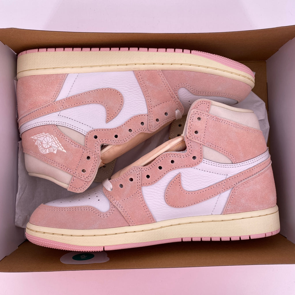 Air Jordan (W) 1 Retro High OG "Washed Pink" 2023 New Size 10.5W