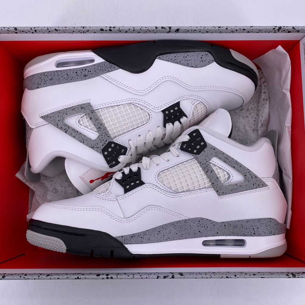 Air Jordan 4 Retro "White Cement" 2025 New Size 8.5