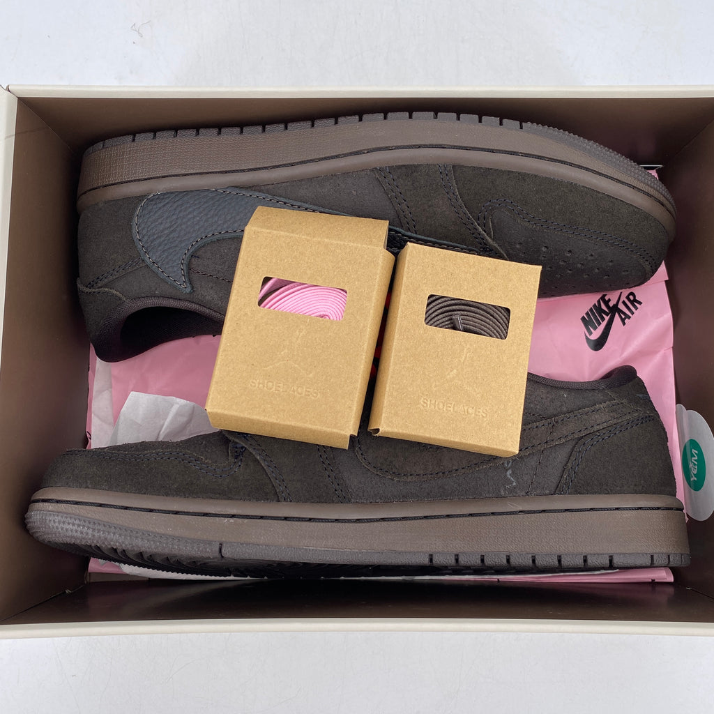 Air Jordan 1 Low "Travis Scott Velvet Brown" 2024 Used Size 7.5