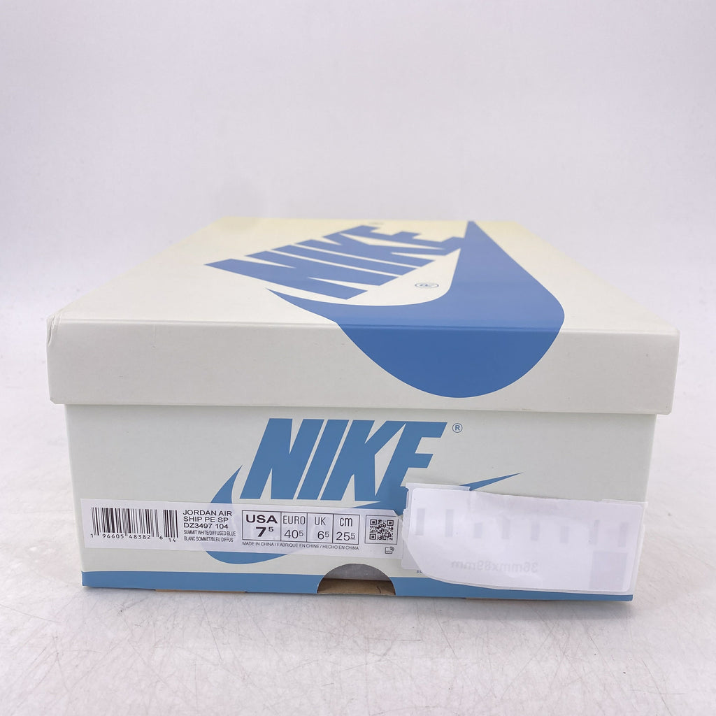 Air Jordan Air Ship PE SP "Diffused Blue" 2023 New Size 7.5