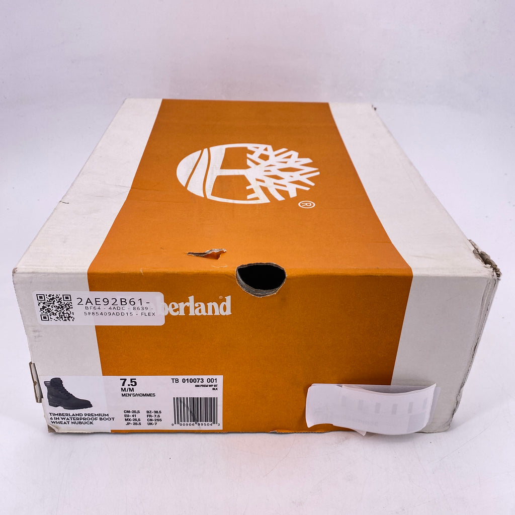Timberland 6 Inch Boot "Black"  New Size 7.5