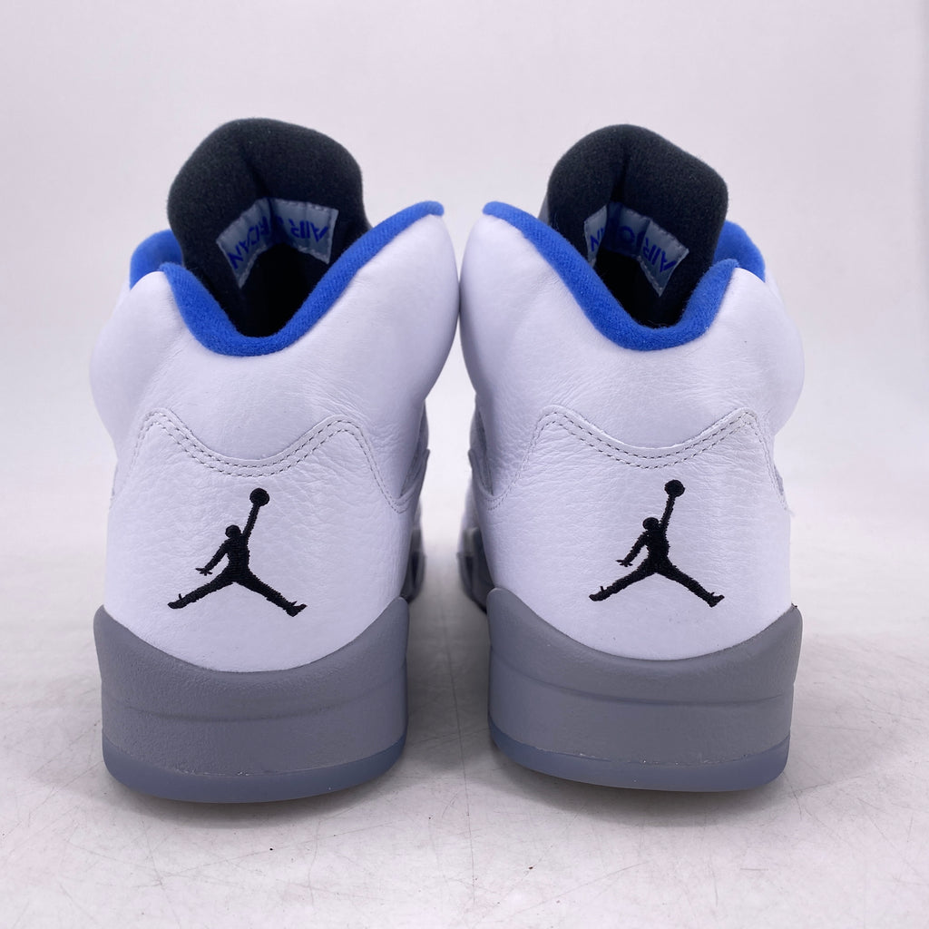 Air Jordan 5 Retro "White Stealth" 2021 New Size 9.5