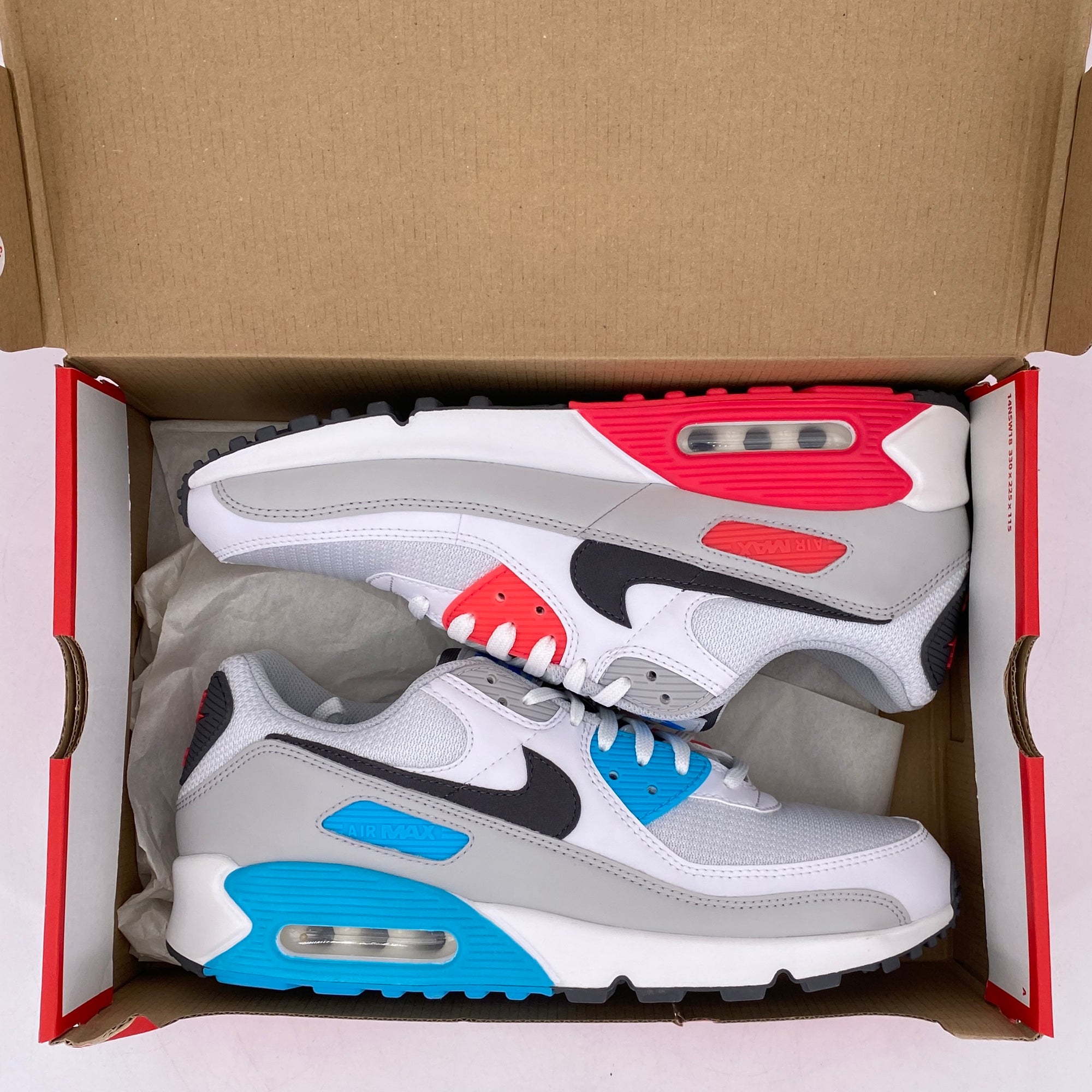 Nike Air Max 90 &quot;Chlorine Blue&quot; 2021 New Size 10.5