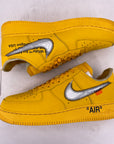 Nike Air Force 1 Low / OW "University Gold" 2021 Used Size 11.5