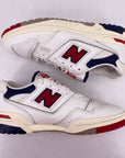 New Balance 550 / ALD "White Navy Red" 2021 Used Size 10