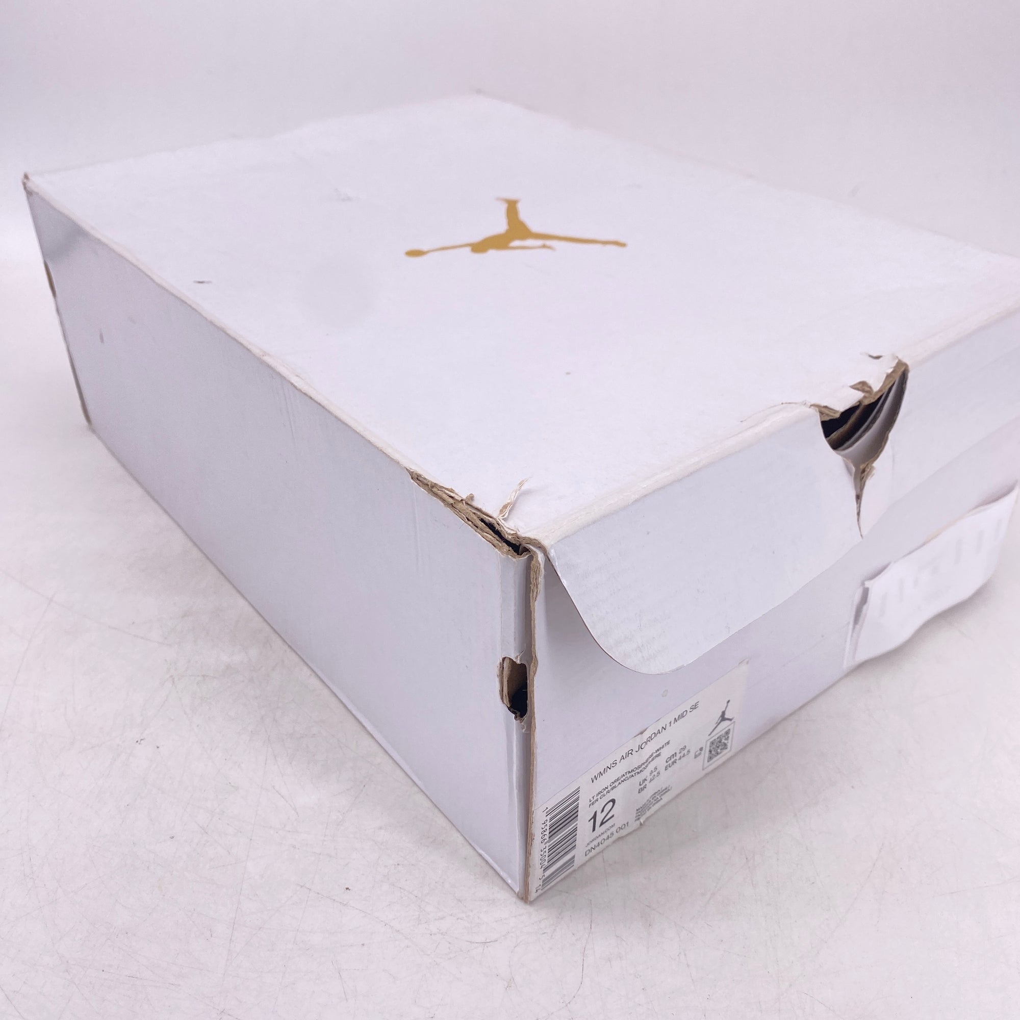 Air Jordan (W) 1 Mid &quot;Light Iron Ore&quot; 2022 New Size 12W