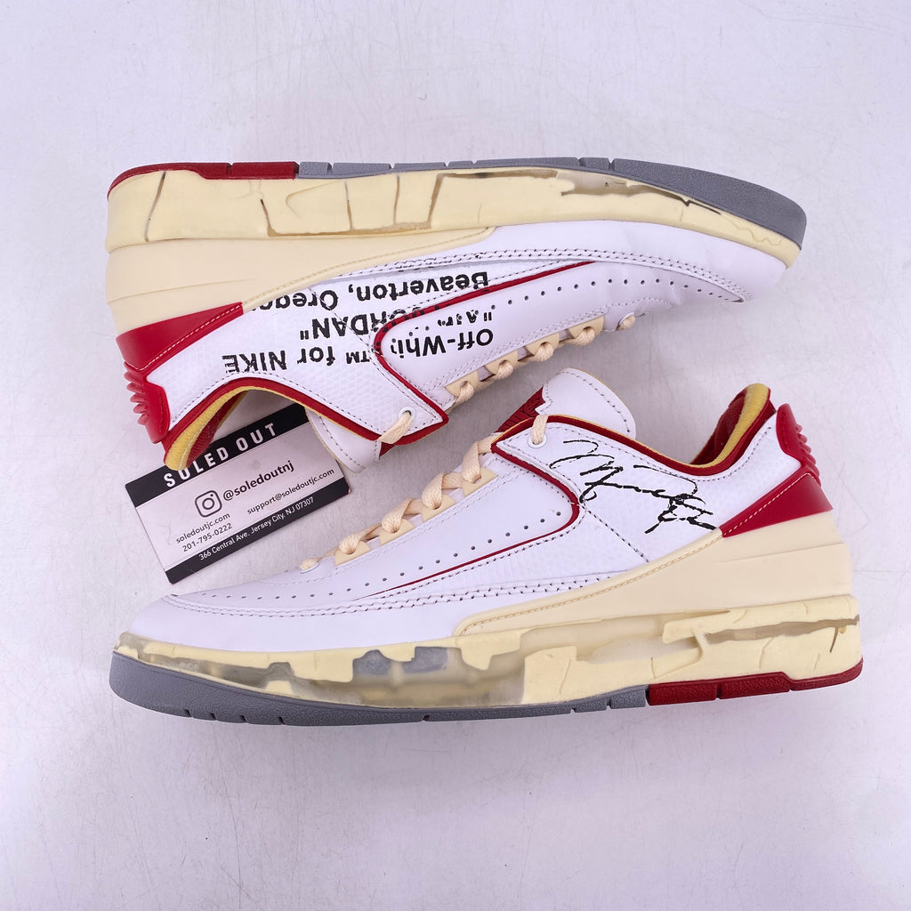 Air Jordan 2 Retro Low "Ow White Red" 2021 Used Size 8