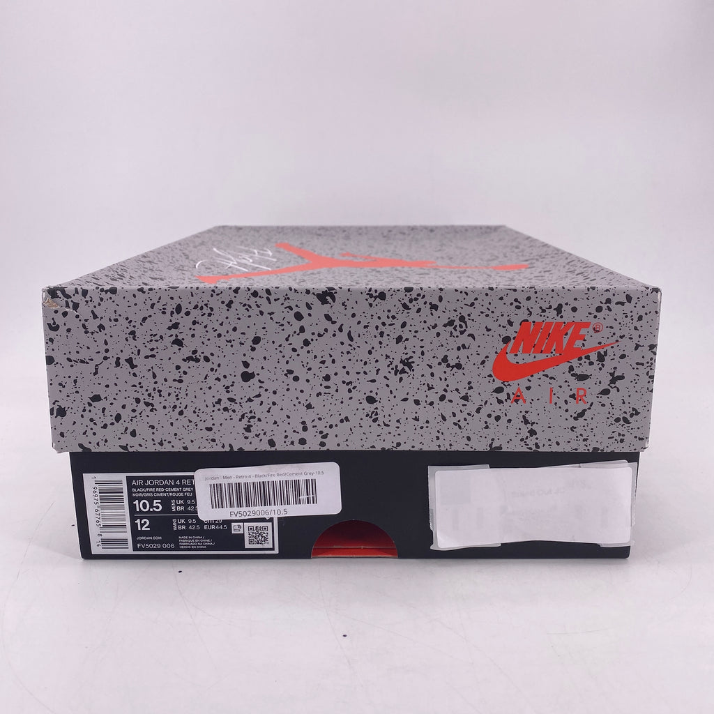 Air Jordan 4 Retro "Bred Reimagined" 2024 New Size 10.5