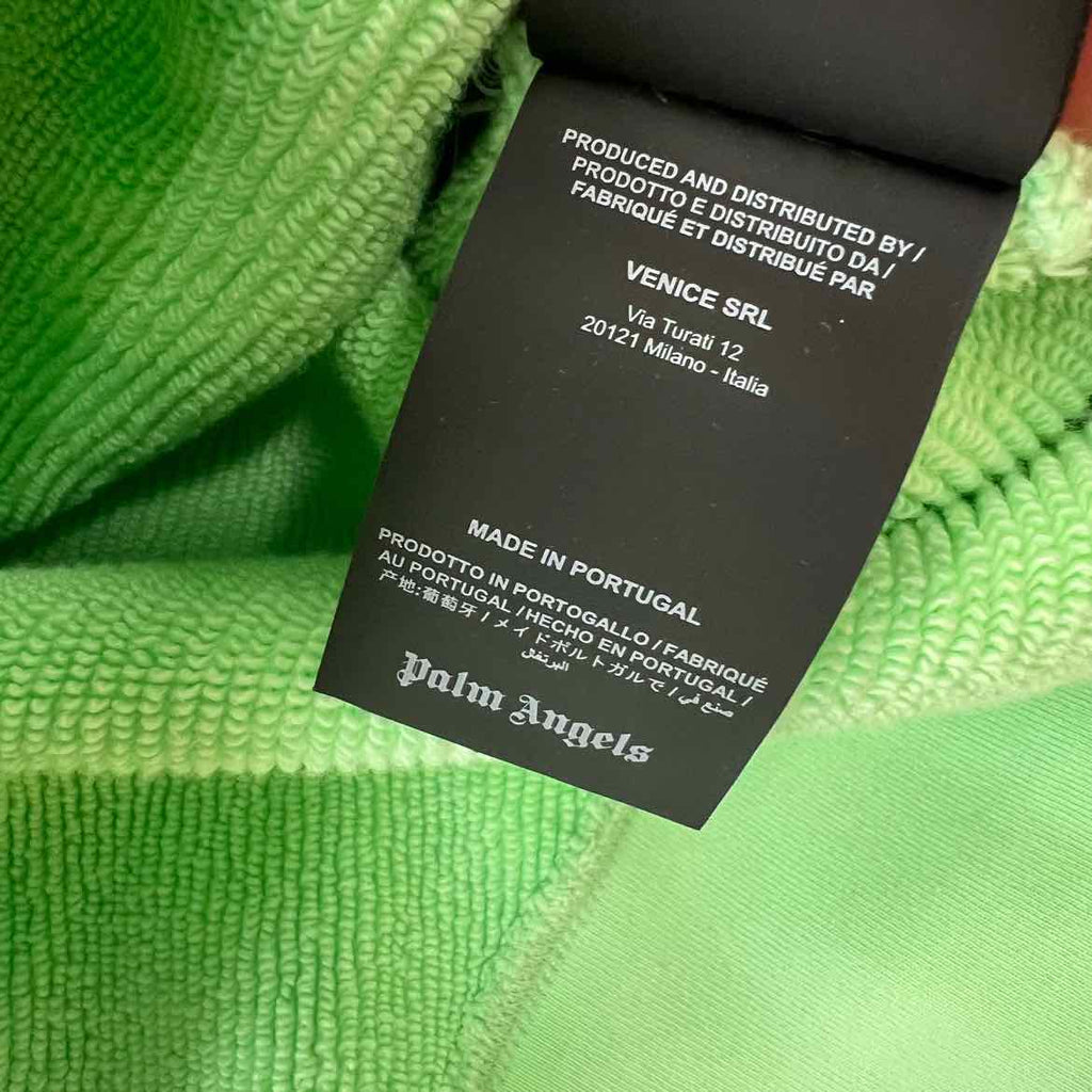 Palm Angels Hoodie "DOUBY" Green Used Size S