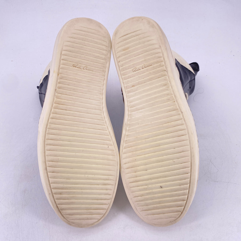 Rick Owens Geobasket "Black Milk"  Used Size 46