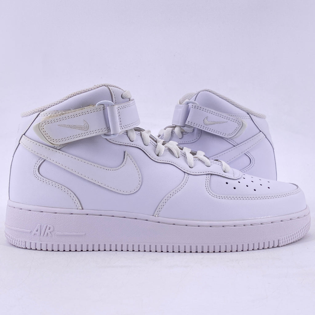 Nike Air Force 1 Mid "White"  New Size 11.5