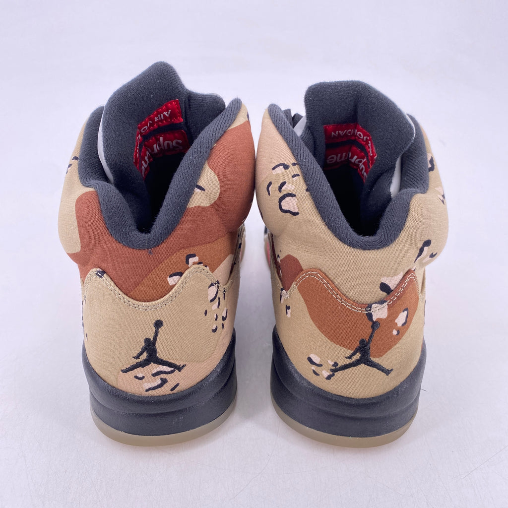 Air Jordan 5 Retro "Supreme Camo" 2015 Used Size 11