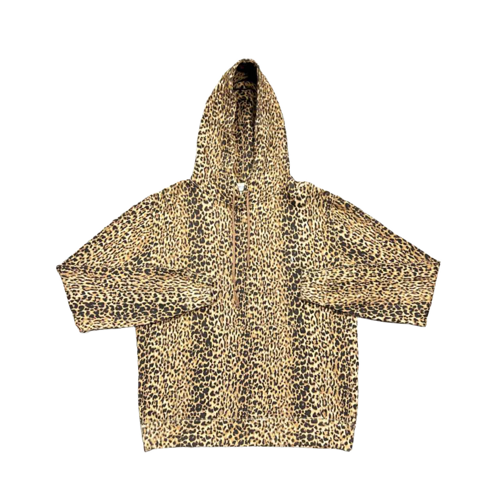 Saint Laurent Hoodie "CHEETAH" Yellow Used Size M
